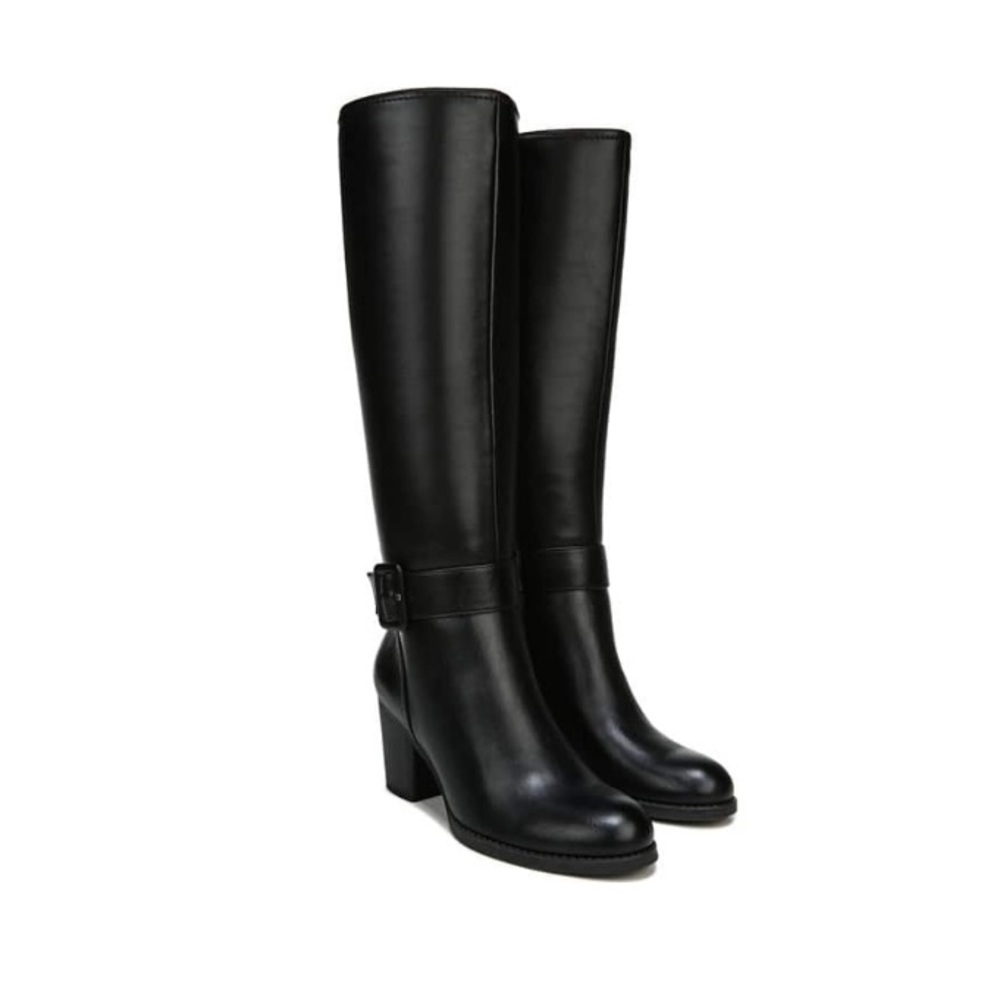 BNWT soul long black heeled boots in box